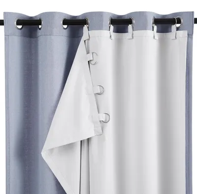 Verdunklungsvorhang-Futter, 2er Set, 127x175 cm, gebrochenes Weiß