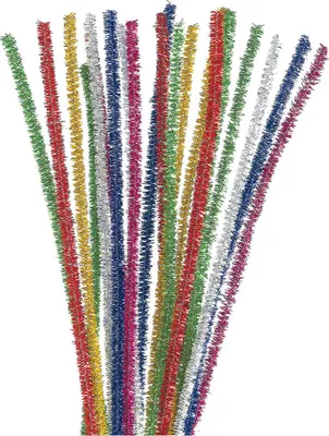 Immagine prodotto di Colorazioni - Chenilledraad Glitter, 100 pezzi.