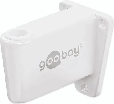 Produktbild von Goobay Wandhalterung für Lupenleuchten mit Gelenkarm, weiß - geeignet zur festen Montage an der Wand