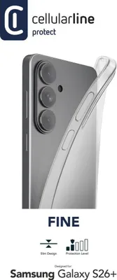 Image de Cellularline Fine - Galaxy S26+ Souple, ultra-mince et transparente
