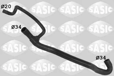 Produktbild von SASIC Kühlerschlauch Wasserschlauch für OPEL VECTRA B (36) 3406345