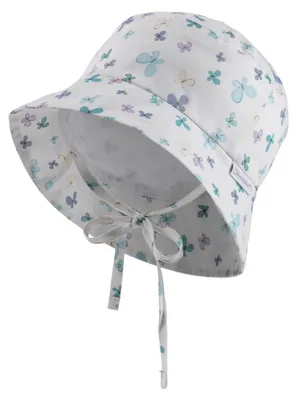 Productafbeelding van Sterntaler babyhoedje met stippen en strikband voor meisjes - zonnehoed met opdruk, sc