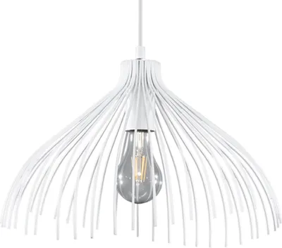 Immagine prodotto di Lampada a sospensione PENERO bianca 1xE27x60W in metallo, dimensioni: 130x40x40 cm, IP20, Pure Lume