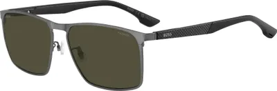 Zdjęcie produktu dla Hugo Boss BOSS 1913/G/S Matowe, ciemne, rutenowe 60/16/150 – męskie okulary przeciwsłoneczne