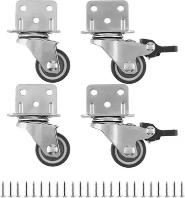 Produktbild von Schwungfedern mit Bremse - 4 Stücke - 25 mm - für Möbel