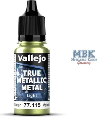 Imagen del producto de Vallejo VA77115, pintura metálica "True Metallic", color: ámbar verdoso