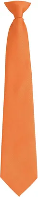 Image de Cravate clip-on Premier pour hommes, différentes couleurs RW1163 (taille unique) (Orange)