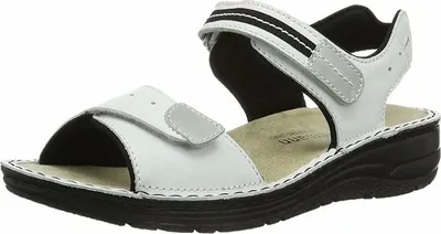 Produktbild von Berkemann Leni Sandalen Individuelle Passform dank Klettverschluss, Praktisches Wechselfußbett, Flexible Handnaht für hohen Komfort