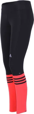 Produktbild von adidas Damen Laufhose Response Long Tight Women Gr.S black-shock red (AI8295)