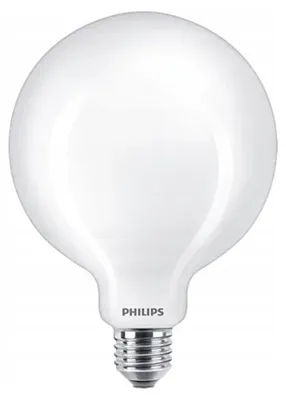 Produktbild von Philips Filament-Lampe, Milchglas, 100W G120 E27, 10,5 W, 100 W, E27, 1521 lm, 15000 h, Kaltweiße
