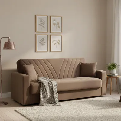 Immagine prodotto di Dmora Divano Letto 3 Posti Adda 81x214 cm Nero, Contenitore Reclinabile