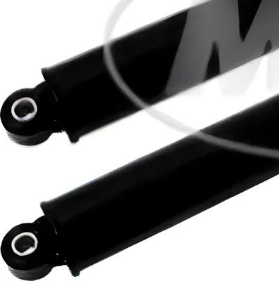 Produktbild von Simson Paar Federbeine - hinten - schwarz u. Chromhülse - S50, S51, S53, KR51, SR50, SR80, SR4-1 bis SR4-4