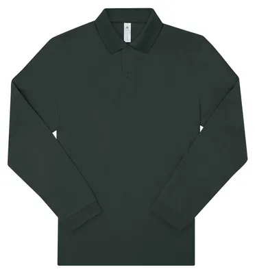 Image de B&C - Polo « My Polo 180 » pour homme à manches longues FK2867 (S) (bois foncé)