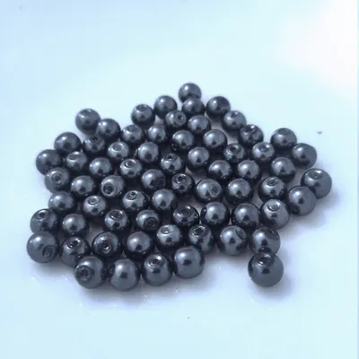 Obrázek produktu pro Glasperlen - Typ 'rund' - 20g - 4 mm - Grau
