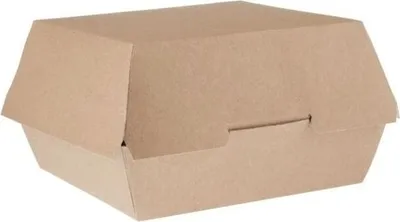 Obrázok produktu pre Kompostovateľné boxy na hamburgery Colpac 135x125x75 mm