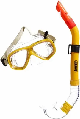 Produktbild von BEST®SPORTING Schnorchelset ANACONDA Jugend gelb