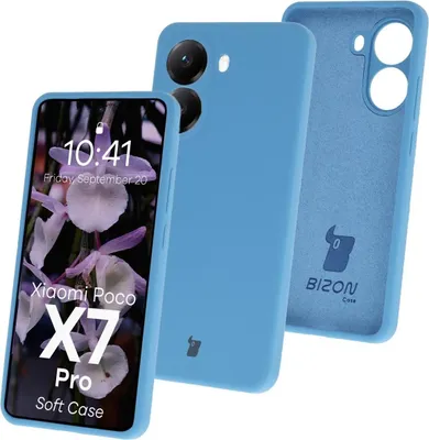 Produktbild von Bizon Soft Case Xiaomi POCO X7 Pro blau