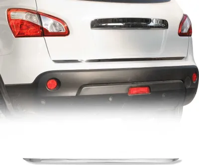 Image de Garniture de Hayon Coffre pour Nissan Qashqai 2006-2014 acier inox
