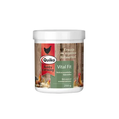 Produktbild von Quiko Hobbyfarming Vitalfit für Hühner und Geflügel 250 g