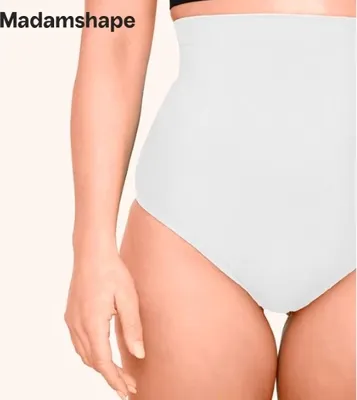 Produktbild von Damen Figurformende Bauchweg Unterwäsche aus Nylon, Mittlere Kompression, Größe 3XL, Shaping-Unterwäsche für Alltag - WAISTY Weiß