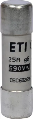 Image de 14X51 25A GG Cartouche fusible cylindrique retardée
