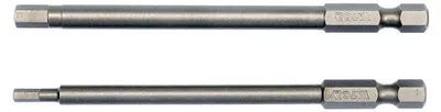 Image de Embouts de sécurité à six pans creux longs 3 x 100 mm et 5 x 100 mm, lot de 2