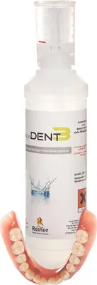 Produktbild von reinerDENT3 Prothesenreiniger XL - 250ml mit praktischer Dosierhilfe