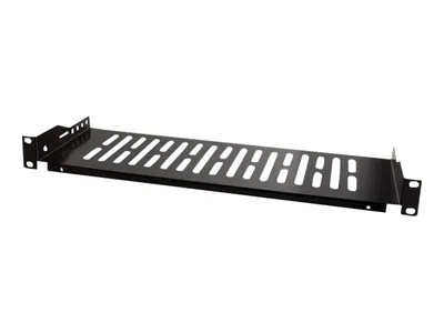 Zdjęcie produktu dla LogiLink SF1C25B Półka 19" 1 U do instalacji stałej (D)150 mm czarna(S)