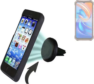 Produktbild von K-S-Trade Kompatibel mit Blackview BV9200 Auto Handy Halterung KFZ Halter Lüftungsgitterhalterung Air Vent mount Smartphone Halter