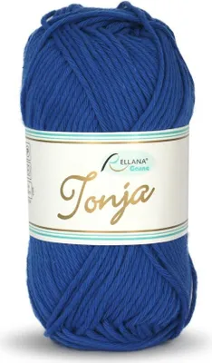 Produktbild von Rellana Tonja,Topflappengarn,Schulgarn,100% Baumwolle,50g/85m 322 royalblau