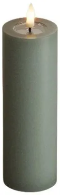 Produktbild von Deluxe Homeart Stumpenkerze LED Salbei Green (5x15cm)