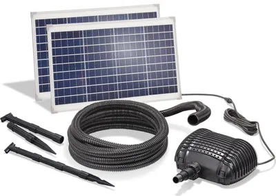 Image de esotec Solar Cours d'eau pour étang de jardin 70/3400 PRO Set complet Fontaine 101966