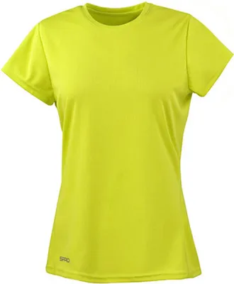 Produktbild von SPIRO S253F | Damen Quick Dry Sport T-Shirt +Sehr leicht - Farbe: Lime - Größe: XS (34)