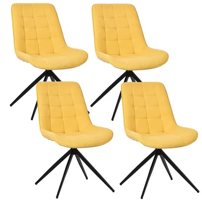 Produktbild von HOMAVO Esszimmerstühle (4er-Set) | Esszimmerstühle, Bürostuhl, Hocker, Schreibtischstuhl