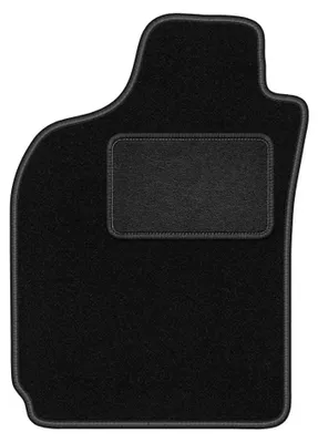 Produktbild von Fahrermatte Velours für Fiat Siena 1996-2006 (Limousine) – 1-tlg, Schwarz, passgenau – Wielganizator LUX