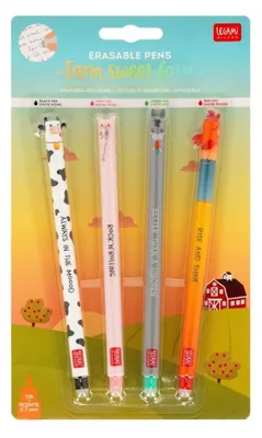 Image de LEGAMI Set de 4 stylos gel effaçables - BAUERNHOF
