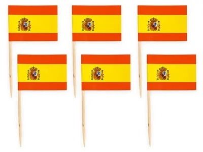 Produktbild von 50 Flaggen Deko Picker Spanien