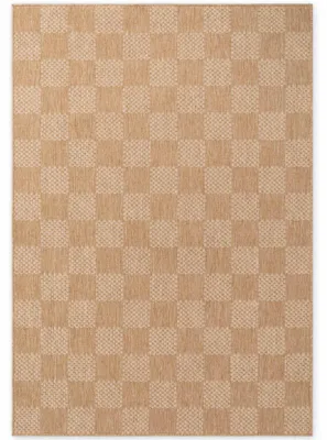 Produktbild von Ted Baker Flachgewebeteppich Dorothy, Wetterfest, Kariert, Schachbrett, Jute