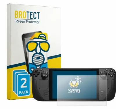 Produktbild von 2x BROTECT Schutzfolie für Valve Steam Deck / OLED Displayschutz Displayschutzfolie Folie Matt Entspiegelungsfolie