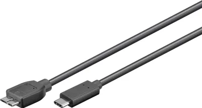 Produktbild von USB 3.1 Adapterkabel GOOBAY Micro-B/C, 1 m