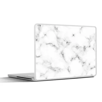 Produktbild von MuchoWow® Laptop Aufkleber Sticker Cover Marmor - Textur - Grau - Schwarz 30x22 cm - Laptop-Sticker