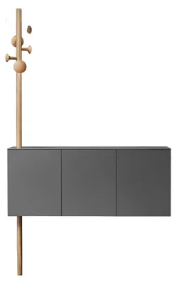 Image de Portemanteau mural design Armoire Commode Rangement suspendu Porte Étagère