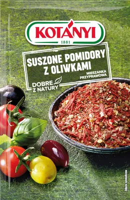 Obrázok produktu pre Kot Suszone pomidory w oliwie z ziołami 22 g