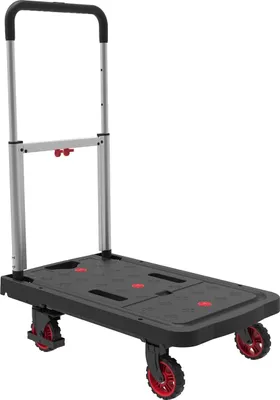 Produktbild von pavo 8055890 Plošinový vozík Plastová plošina Nosnosť: 150 kg
