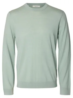 Produktbild von SELECTED MEN Slmtray Ls Knit Merino Crew Neck Noos