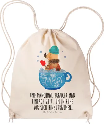 Produktbild von Mr. & Mrs. Panda Turnbeutel Nachtfalter Schaumbad - Transparent - Geschenk, Bad, WC, Sportbeutel, sporttasche klein, Tasse, Ziele, Zeitmanagement, wander rucksack, Baden