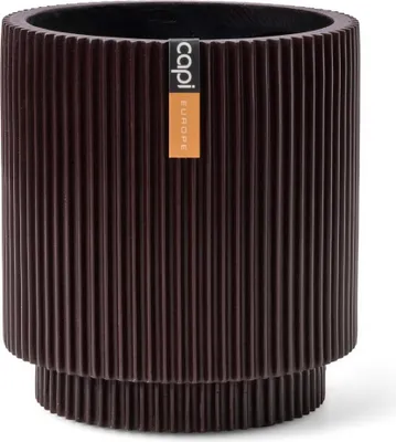 Image de Capi Europe - Cylindre Groove - Noir-rouge - 23x25