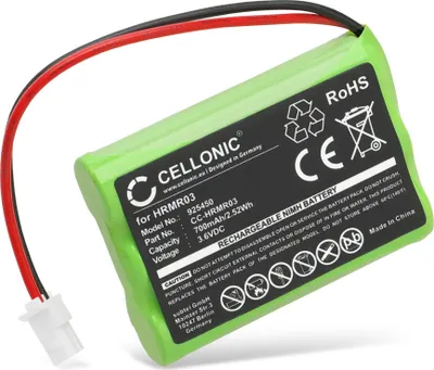 Produktbild von subtel 1x Akku für Babyphone Kompatibel mit Motorola MBP36S, MBP36, MBP482, HRMR03 - (700mAh, 3.6V)