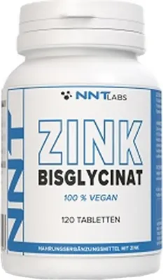 Produktbild von NNT Zink 50mg Bisglycinat 120 Tabletten