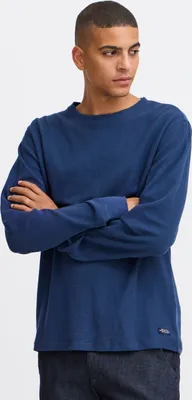 Produktbild von Blend He BHTee Herren Longsleeve Langarmshirt Shirt Basic 100% Baumwolle Rundhals regular fit